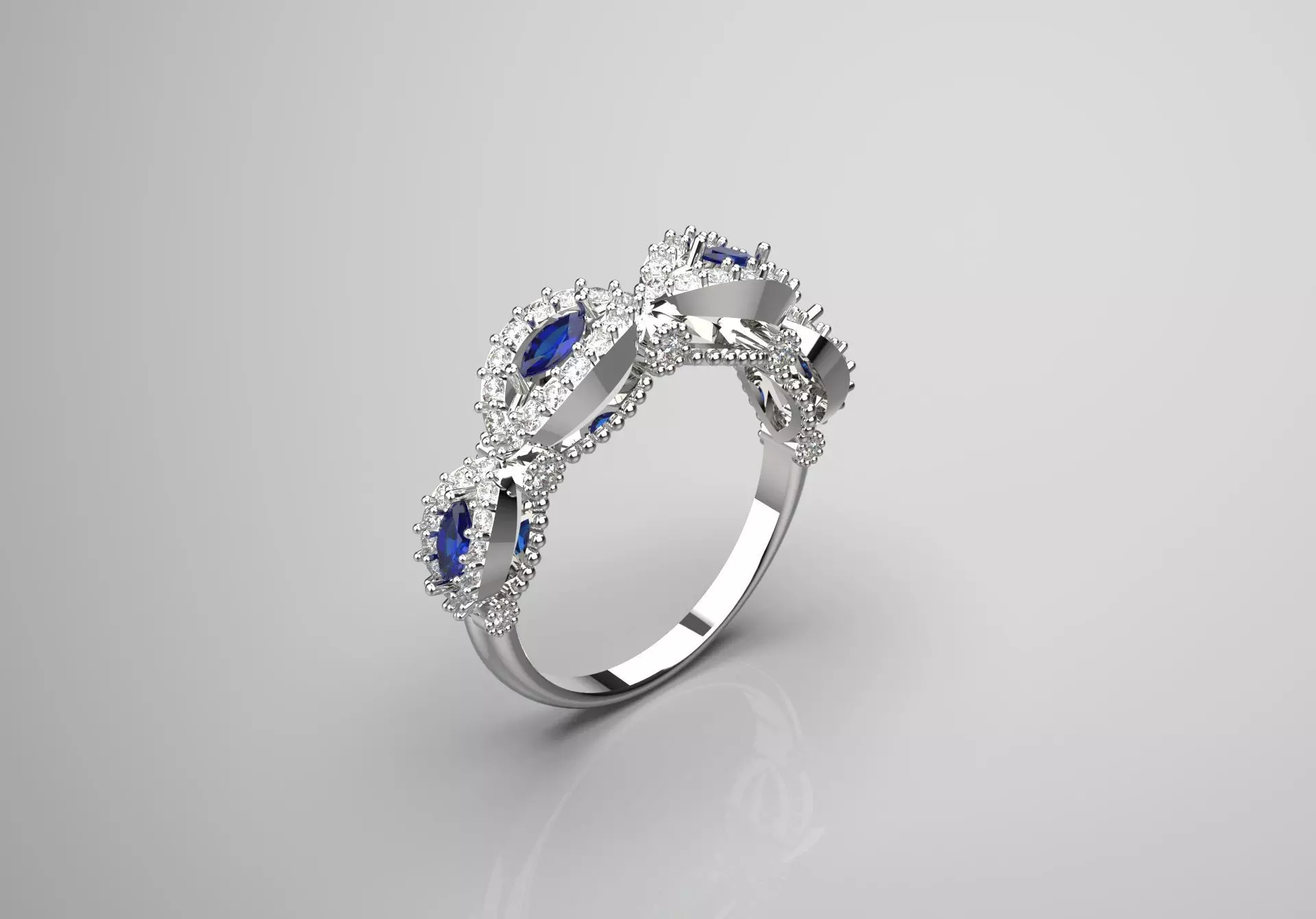bride wedding ring jr00040 3D print model