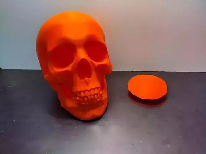 Nistkasten in Schaedelform