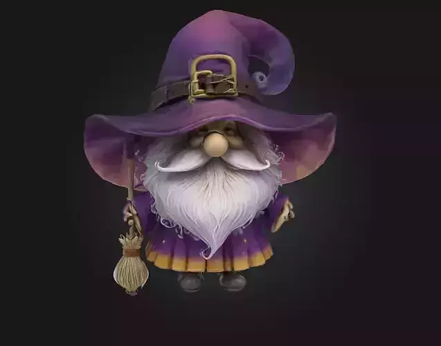 Wizard Gnome  Arcane Mischief in a Tiny Package