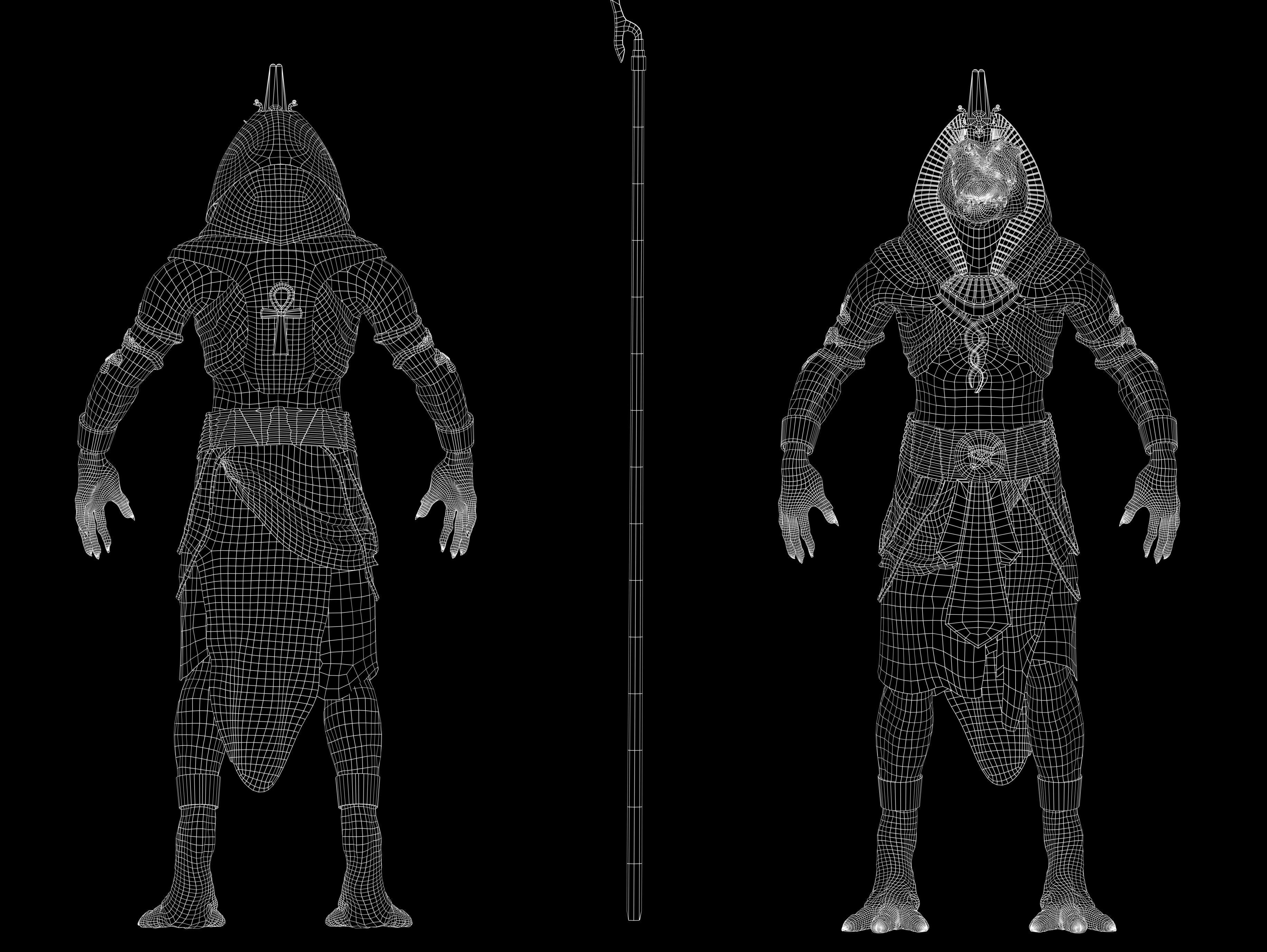 Sobek Low-poly 3D model_11