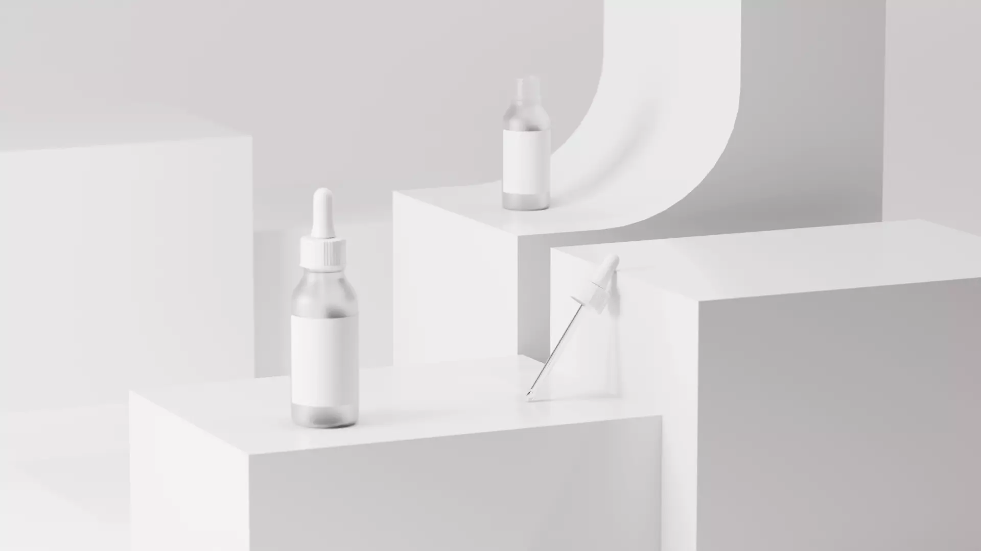 Niacinamide Serum Bottle 3D Model 3D model