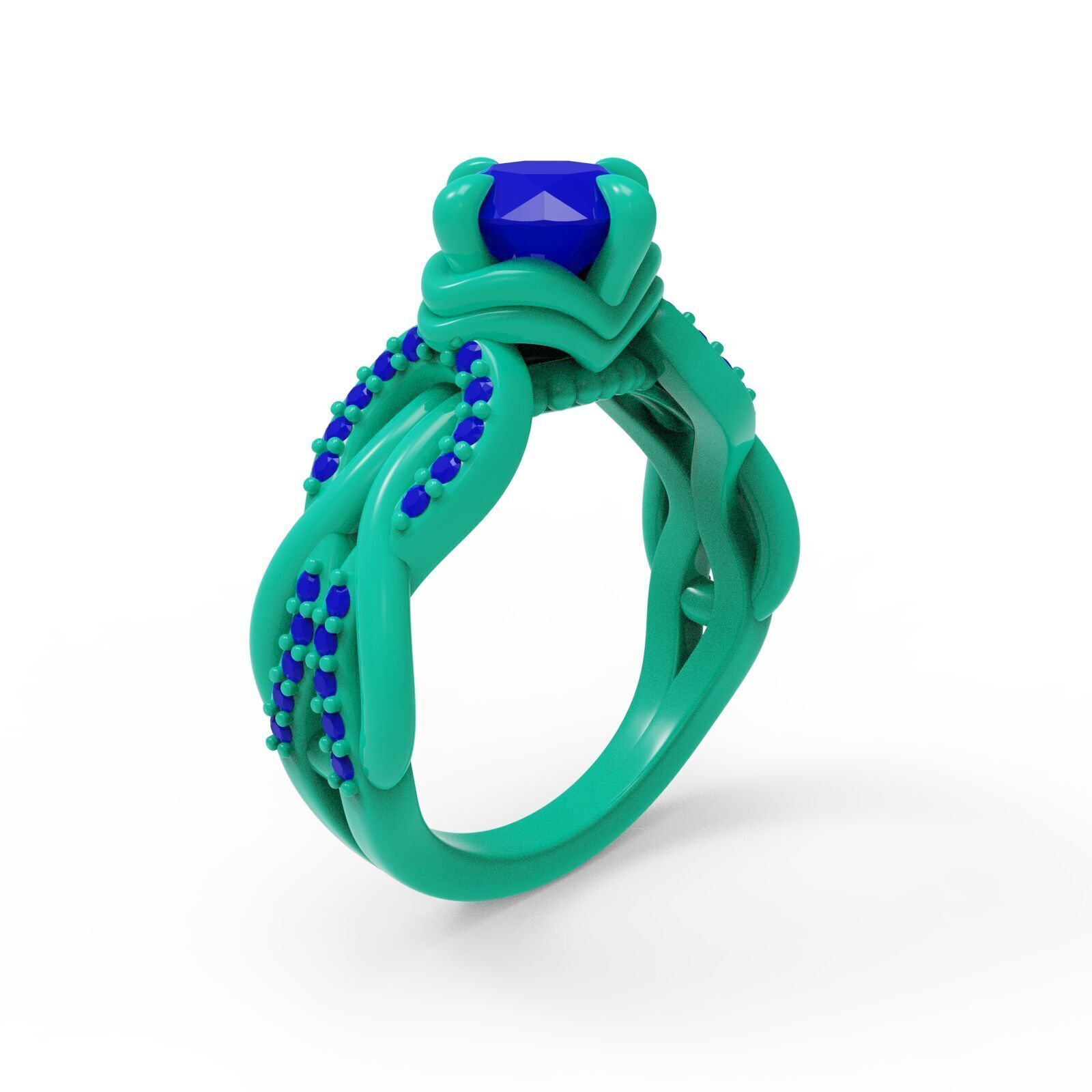 Nice ring 02 3D print model_3