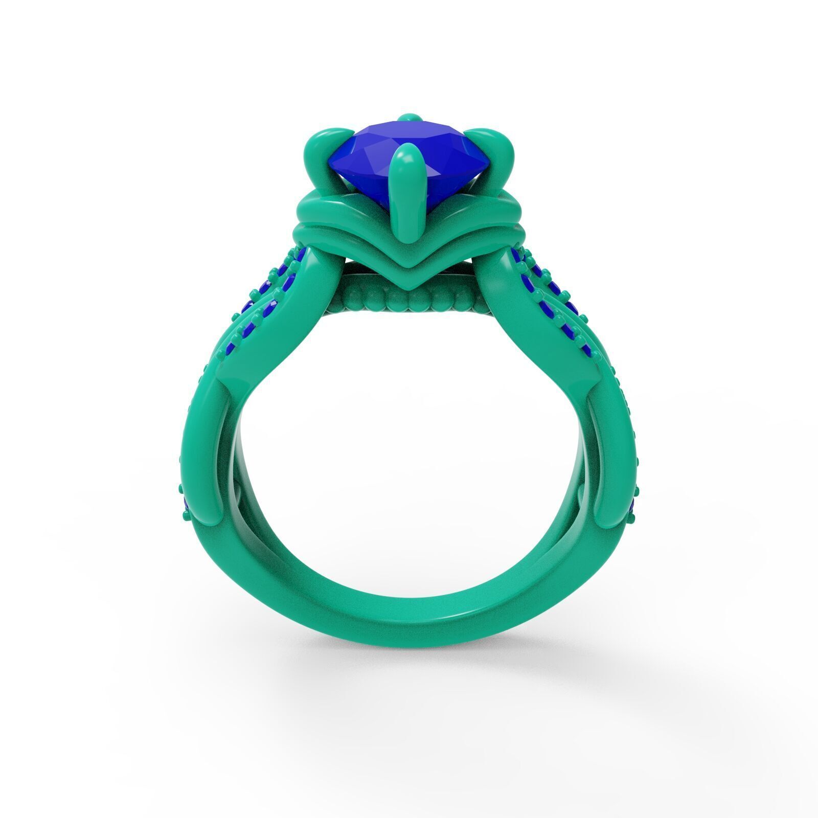 Nice ring 02 3D print model_4