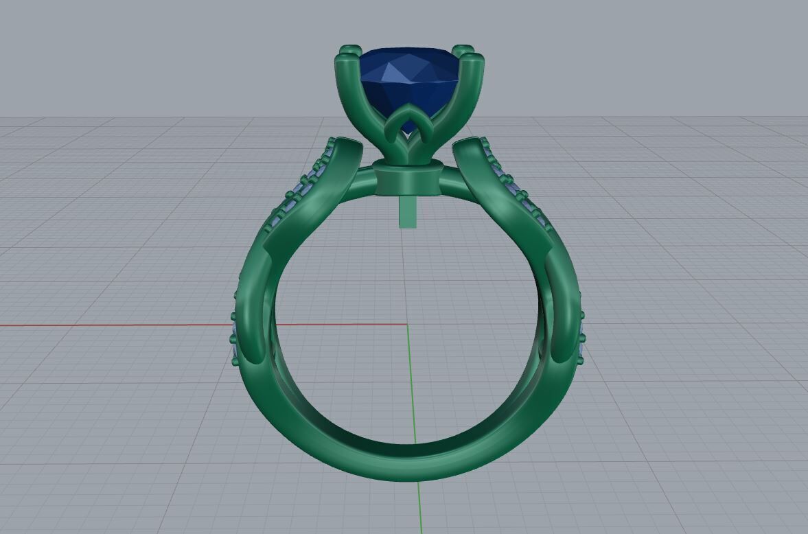 Nice ring 03 3D print model_3