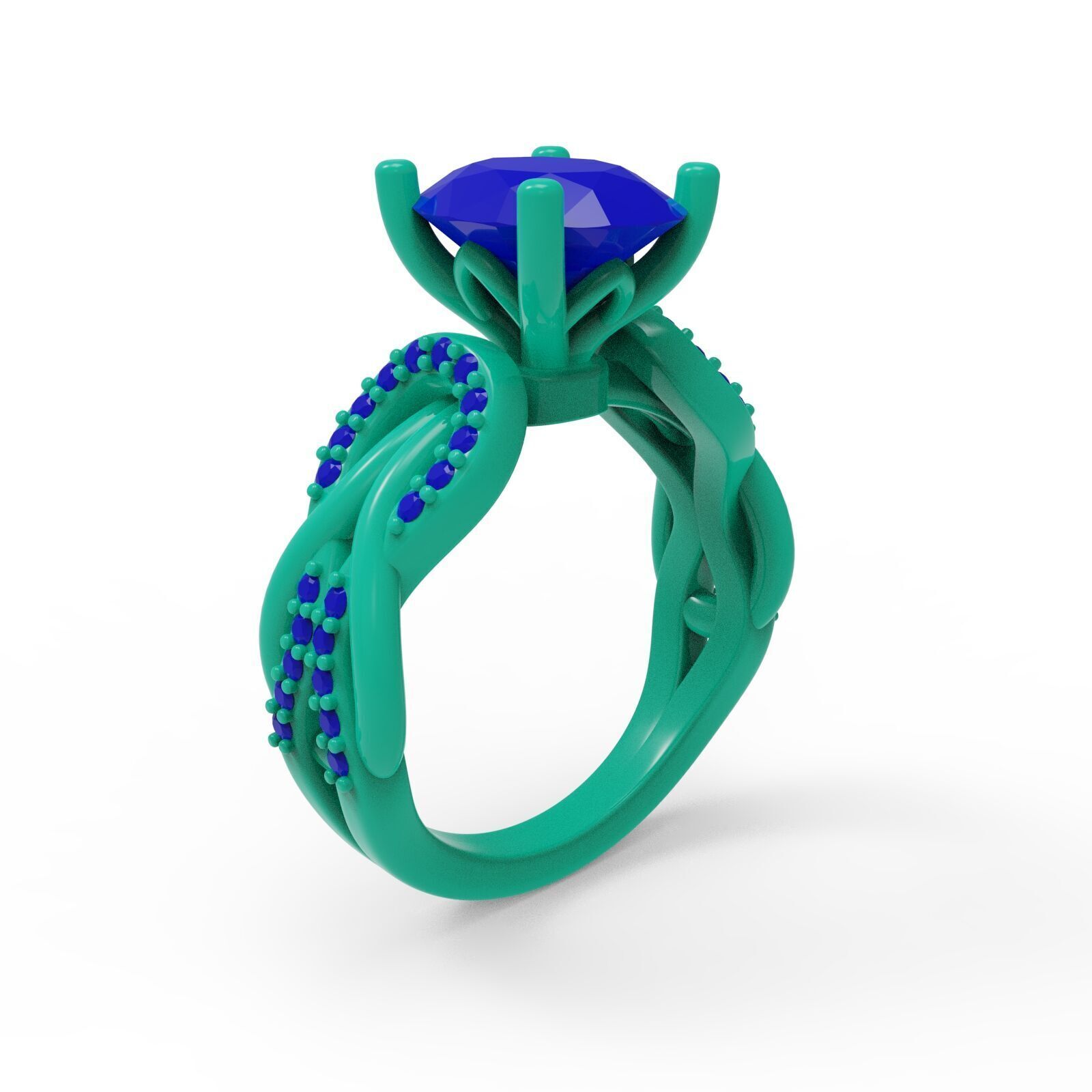 Nice ring 03 3D print model_4