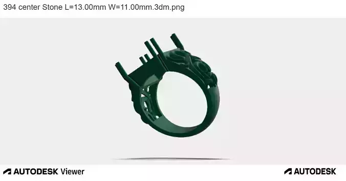 Regal Square Solitaire Ring