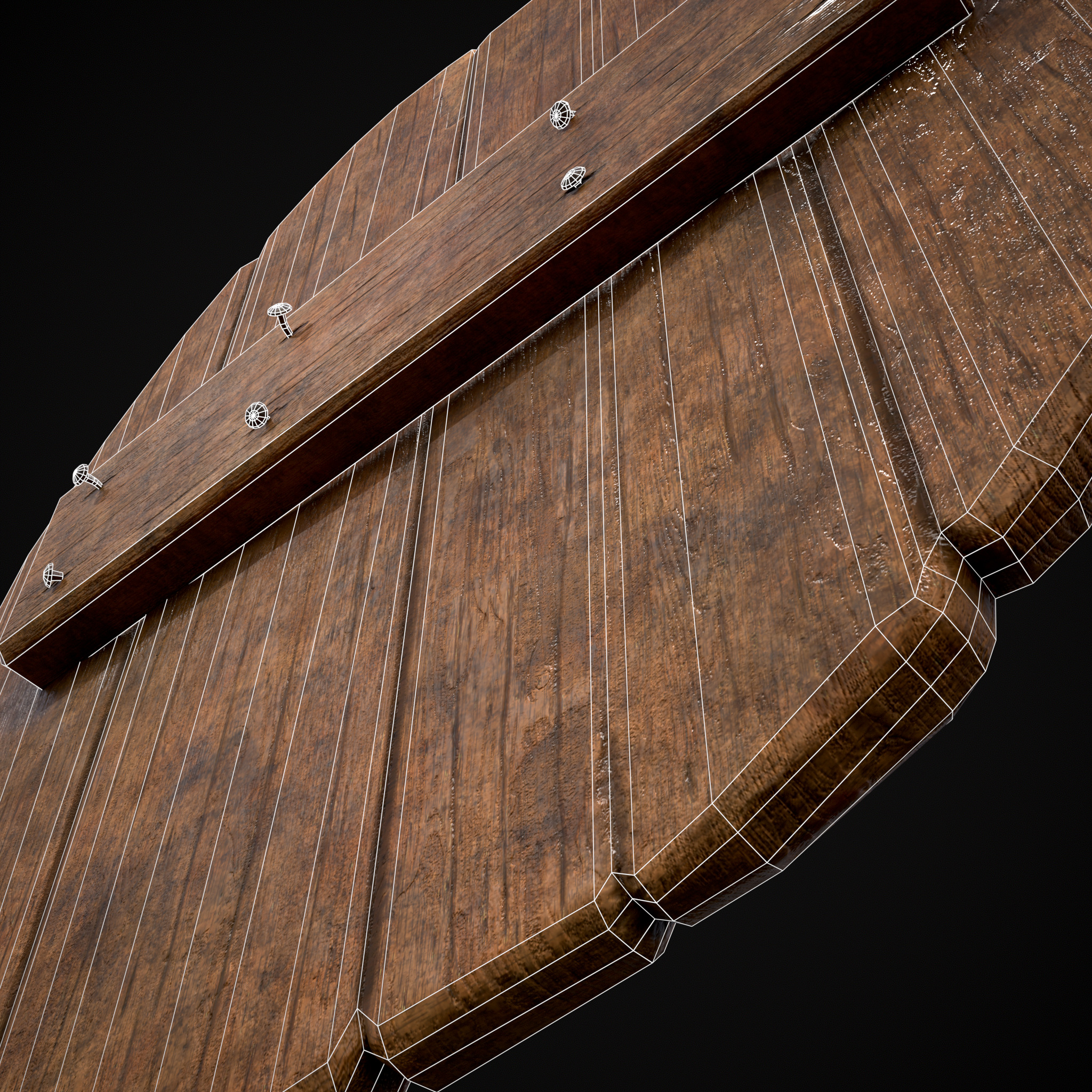 Celtic Bird Coat of Arms Low-poly 3D model_26