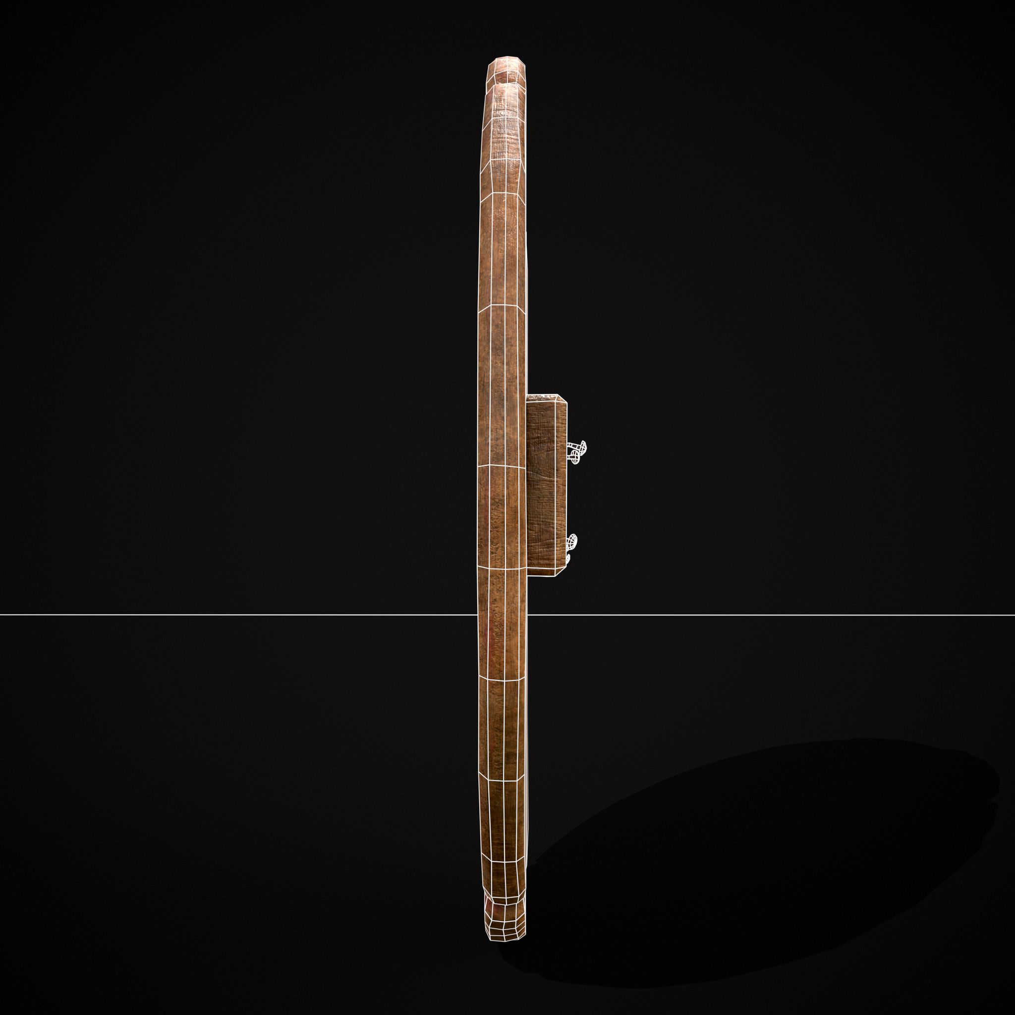 Celtic Bird Coat of Arms Low-poly 3D model_8