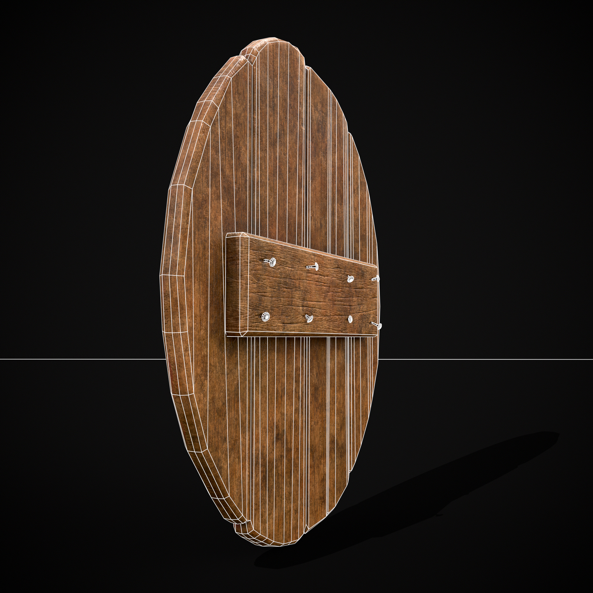 Celtic Bird Coat of Arms Low-poly 3D model_10