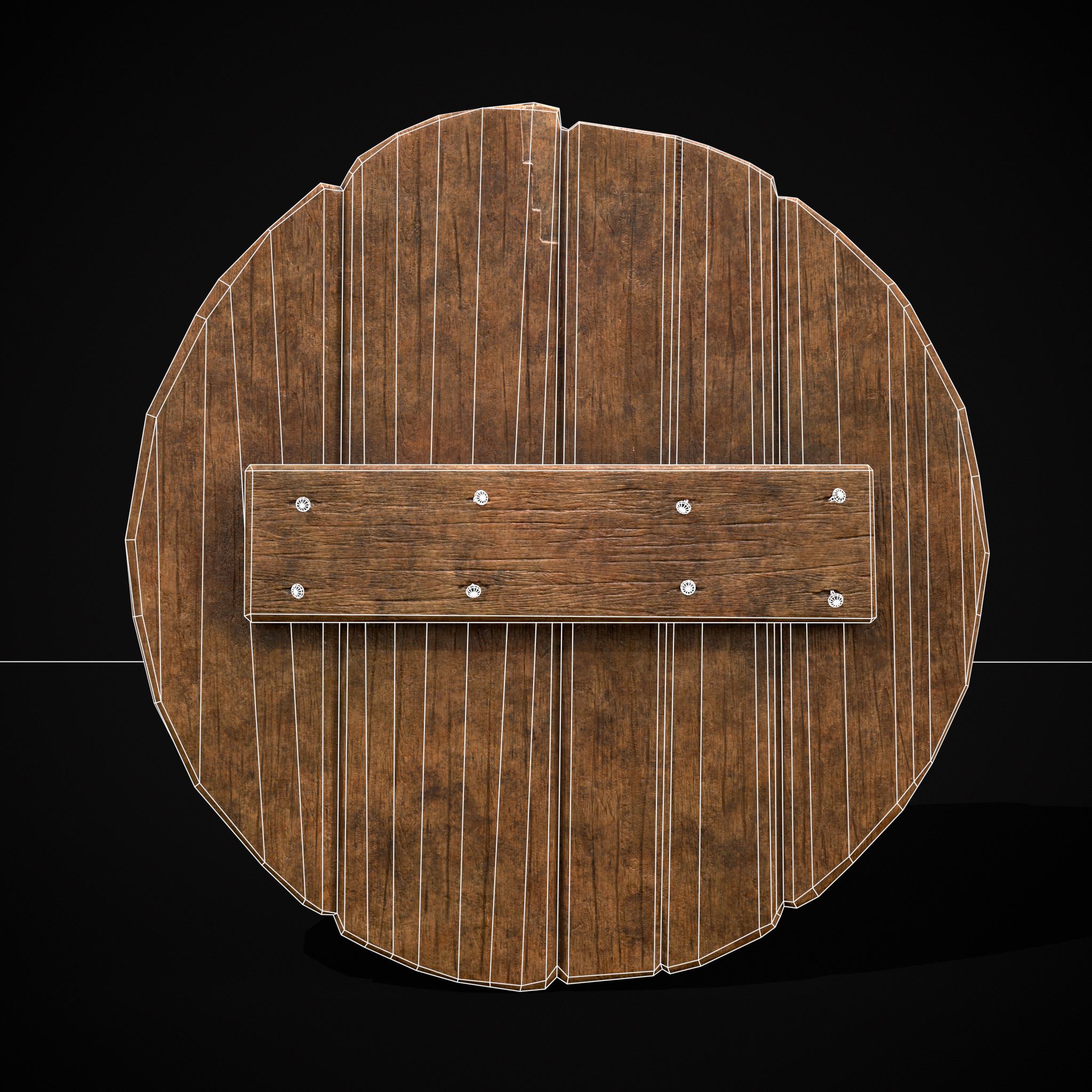 Celtic Bird Coat of Arms Low-poly 3D model_12