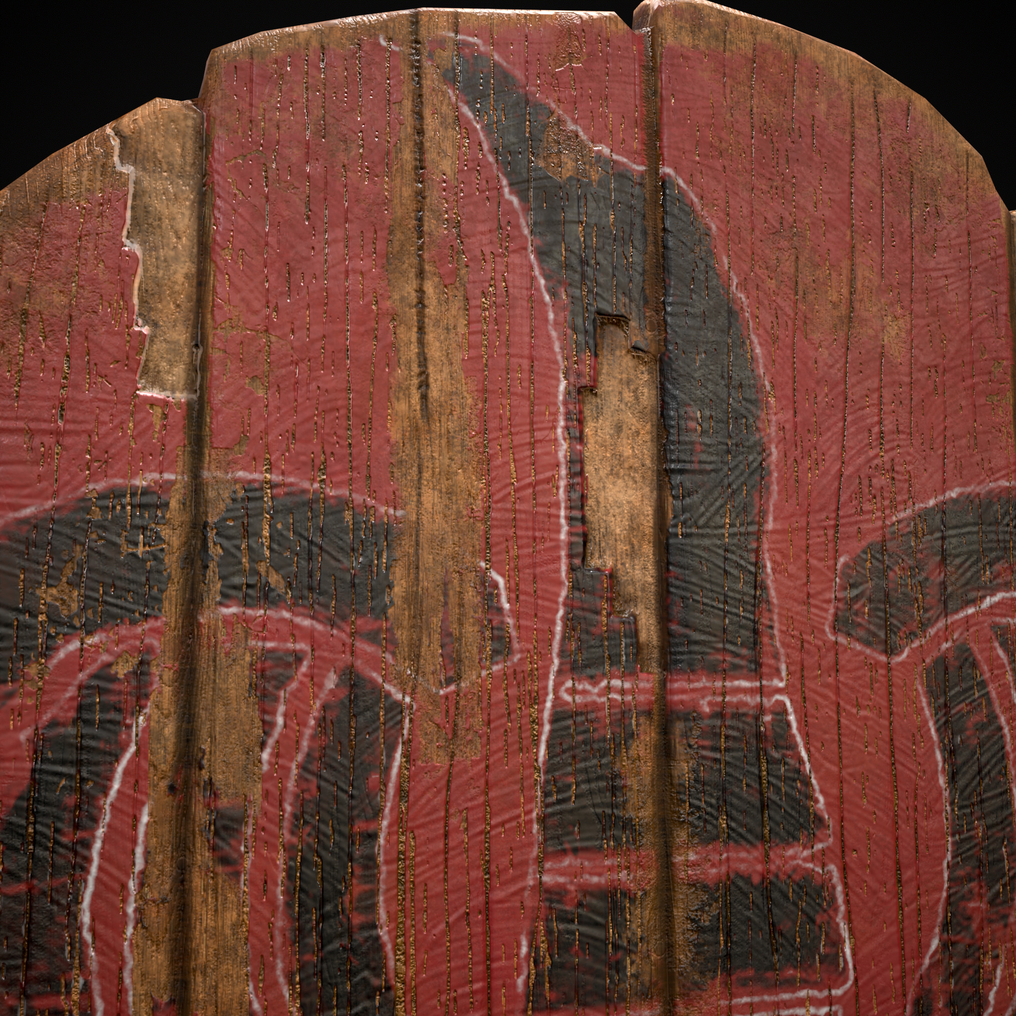 Celtic Bird Coat of Arms Low-poly 3D model_20