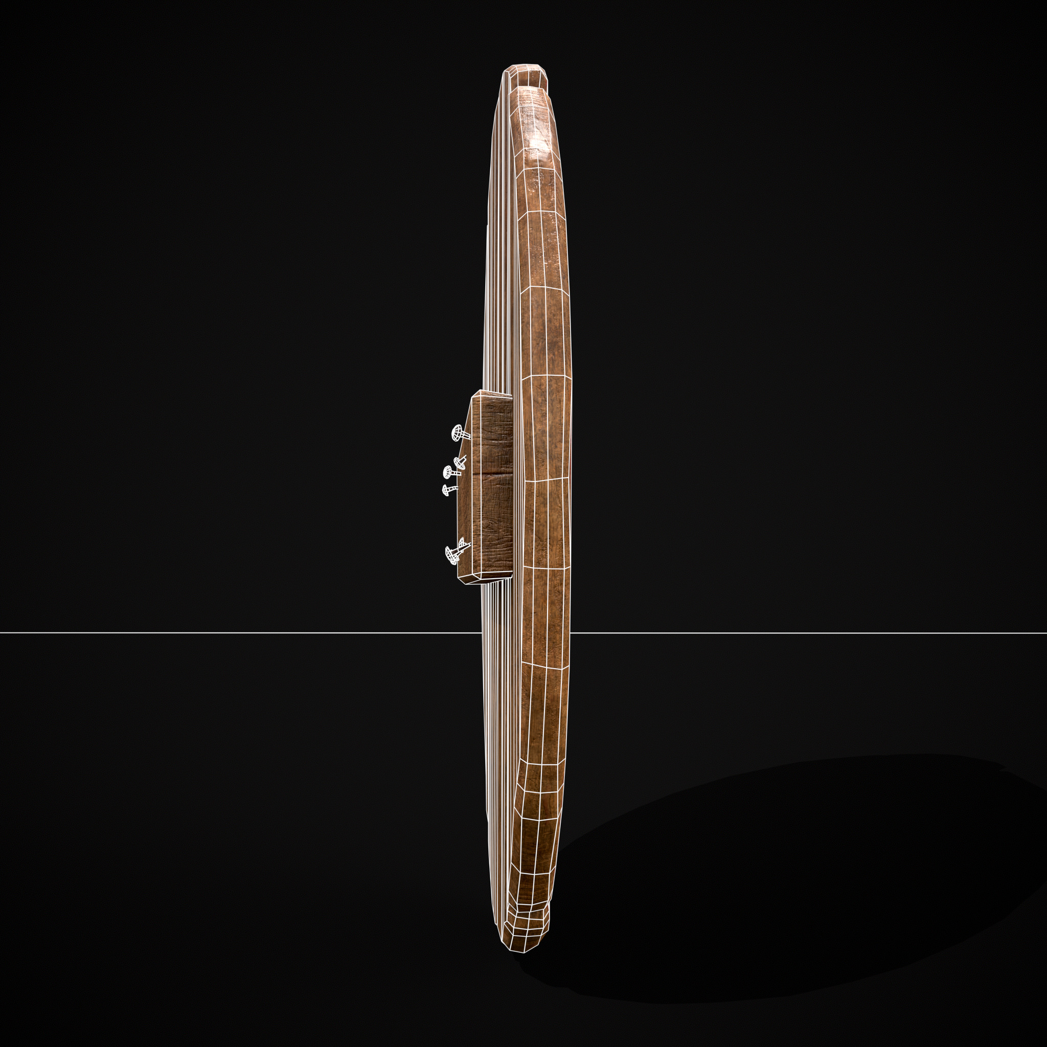 Celtic Bird Coat of Arms Low-poly 3D model_16