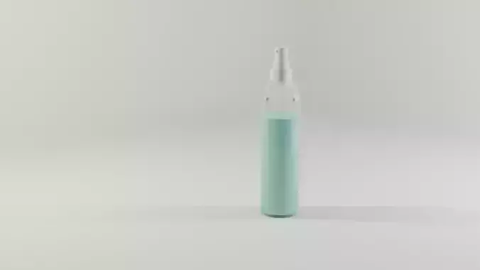 sanatizer bottle prop Low-poly 3D model
