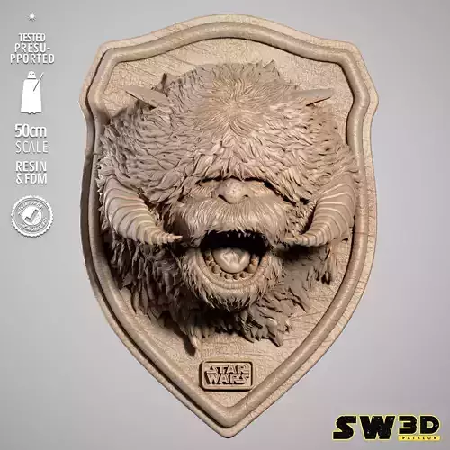 STAR WARS Wampa Wall 3D 3D print model