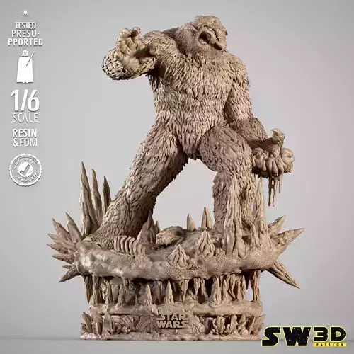 STAR WARS Wampa Sculpture