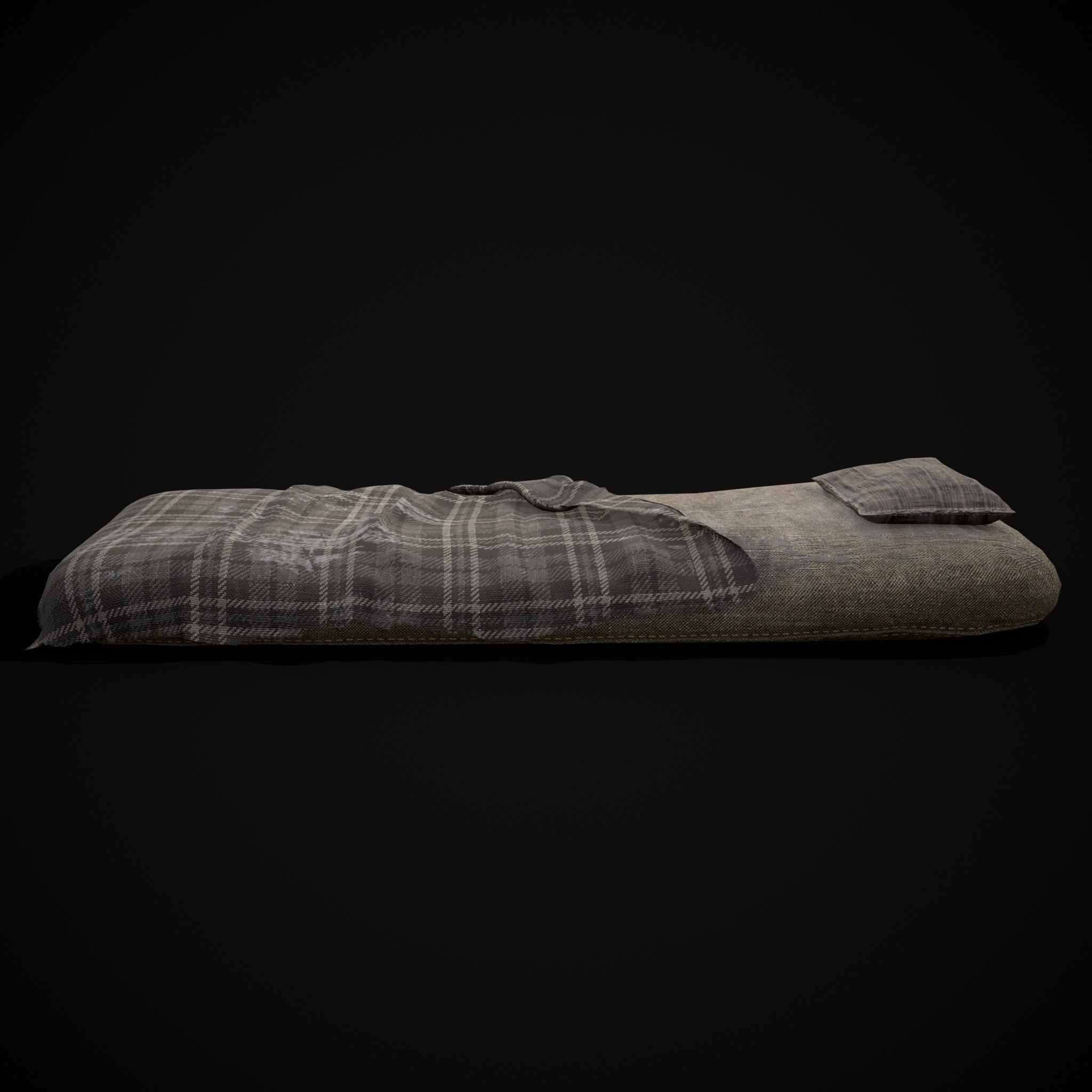 Viking Sleep Sack Low-poly 3D model_13