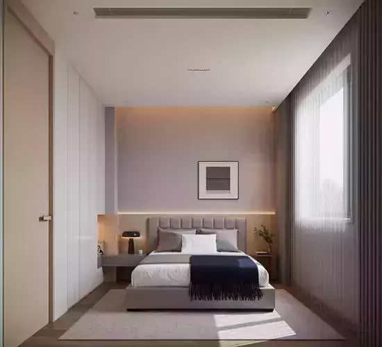 Modern Bedroom 3D model