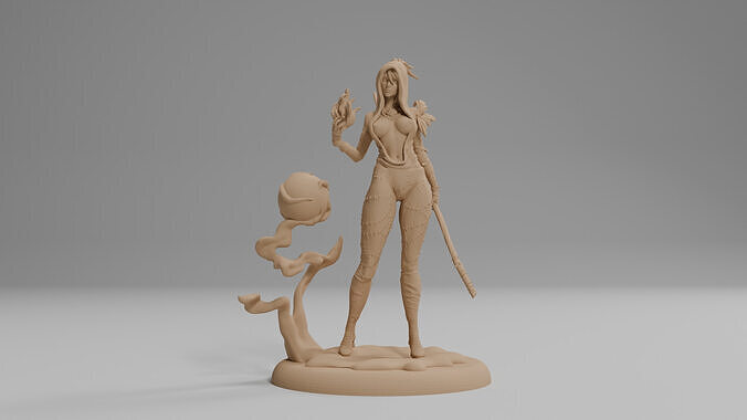 Morrigan NSFW 3D print model