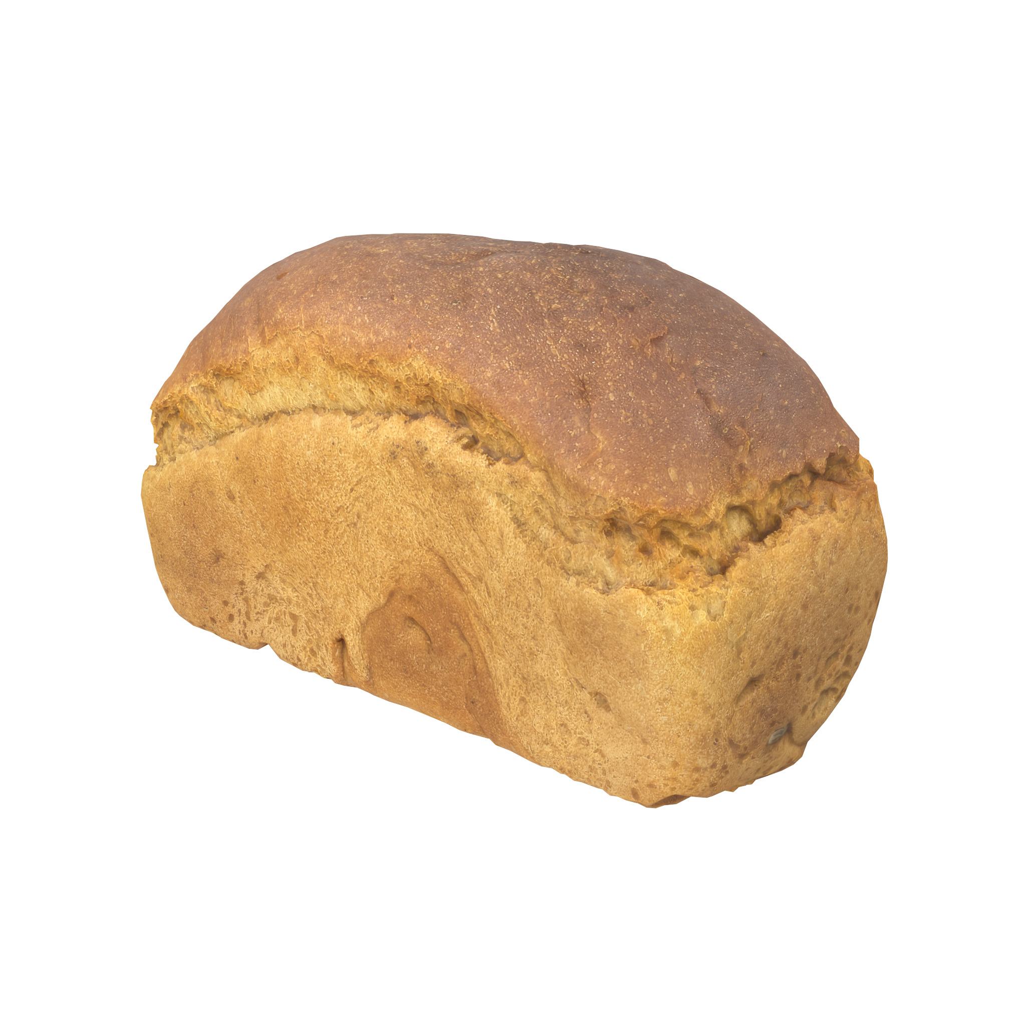 Loaf Bread Low-poly 3D model_1