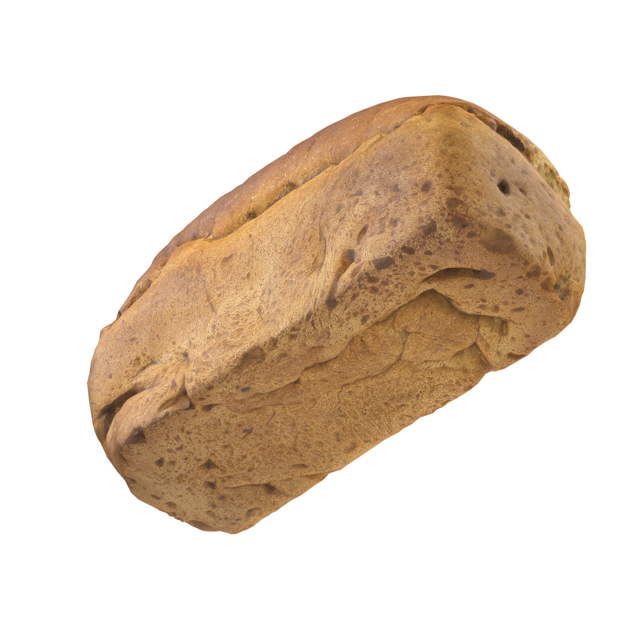 Loaf Bread Low-poly 3D model_3