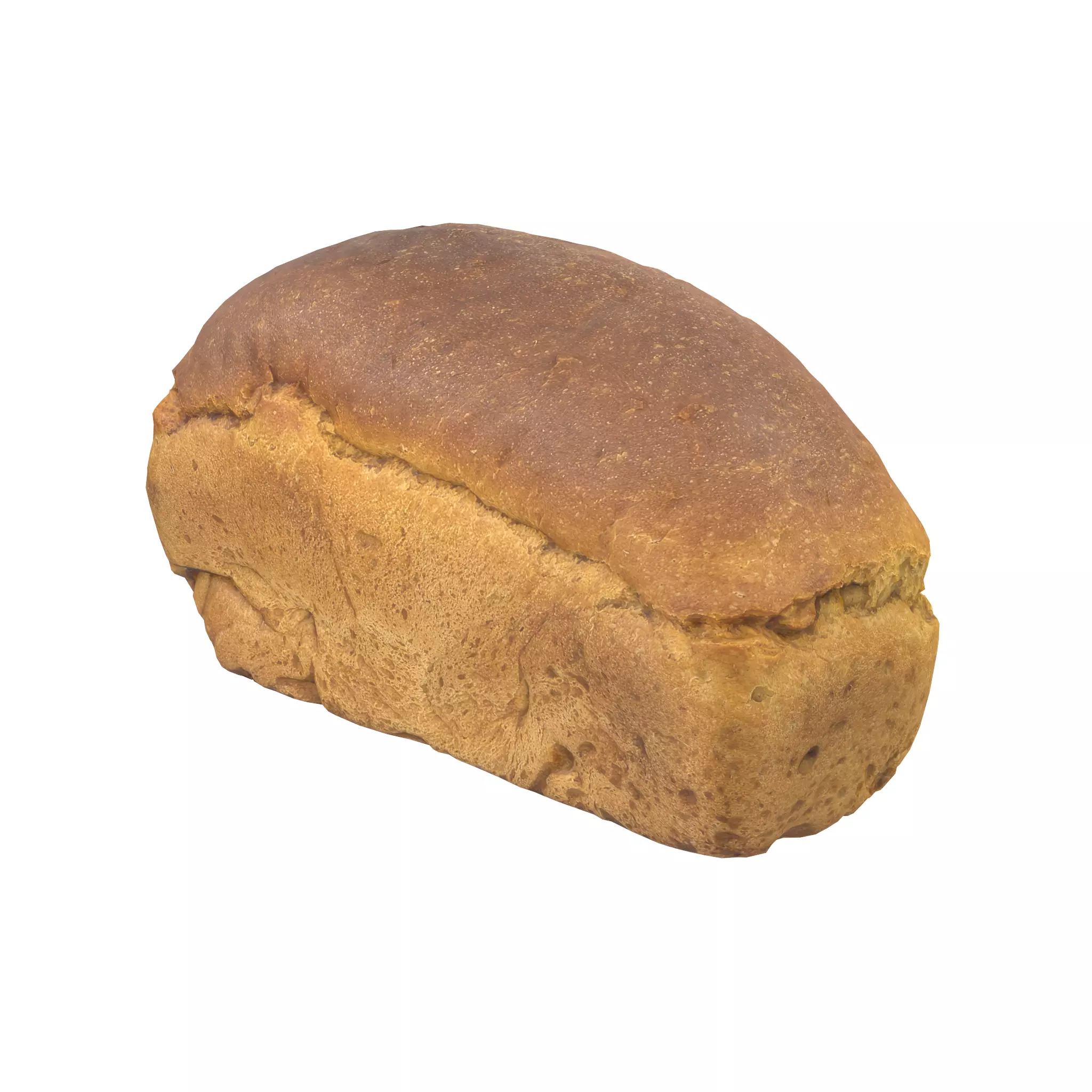 Loaf Bread Low-poly 3D model_0