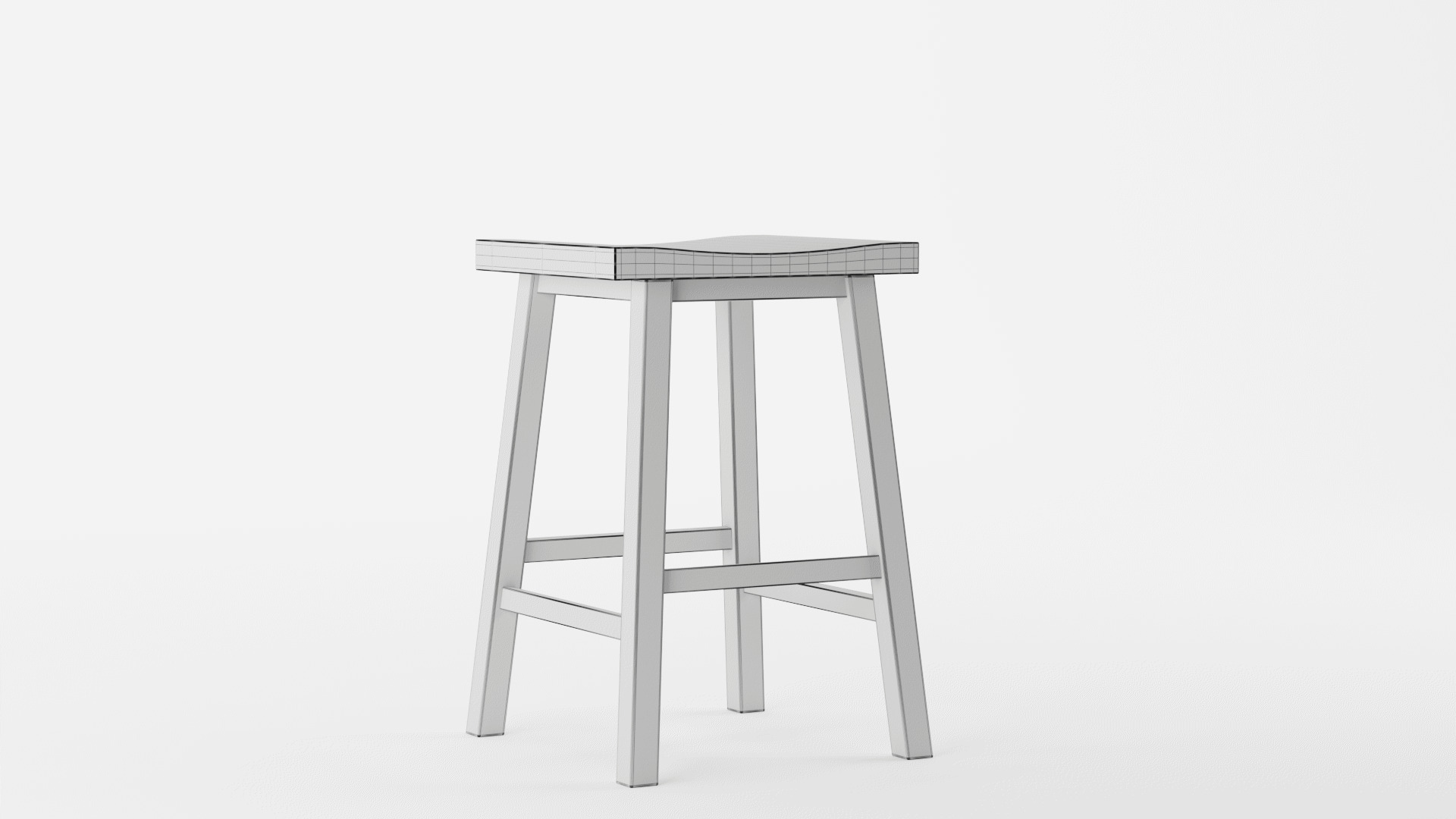 Tibetan Counter Stool Seadrift Set 3D model_9