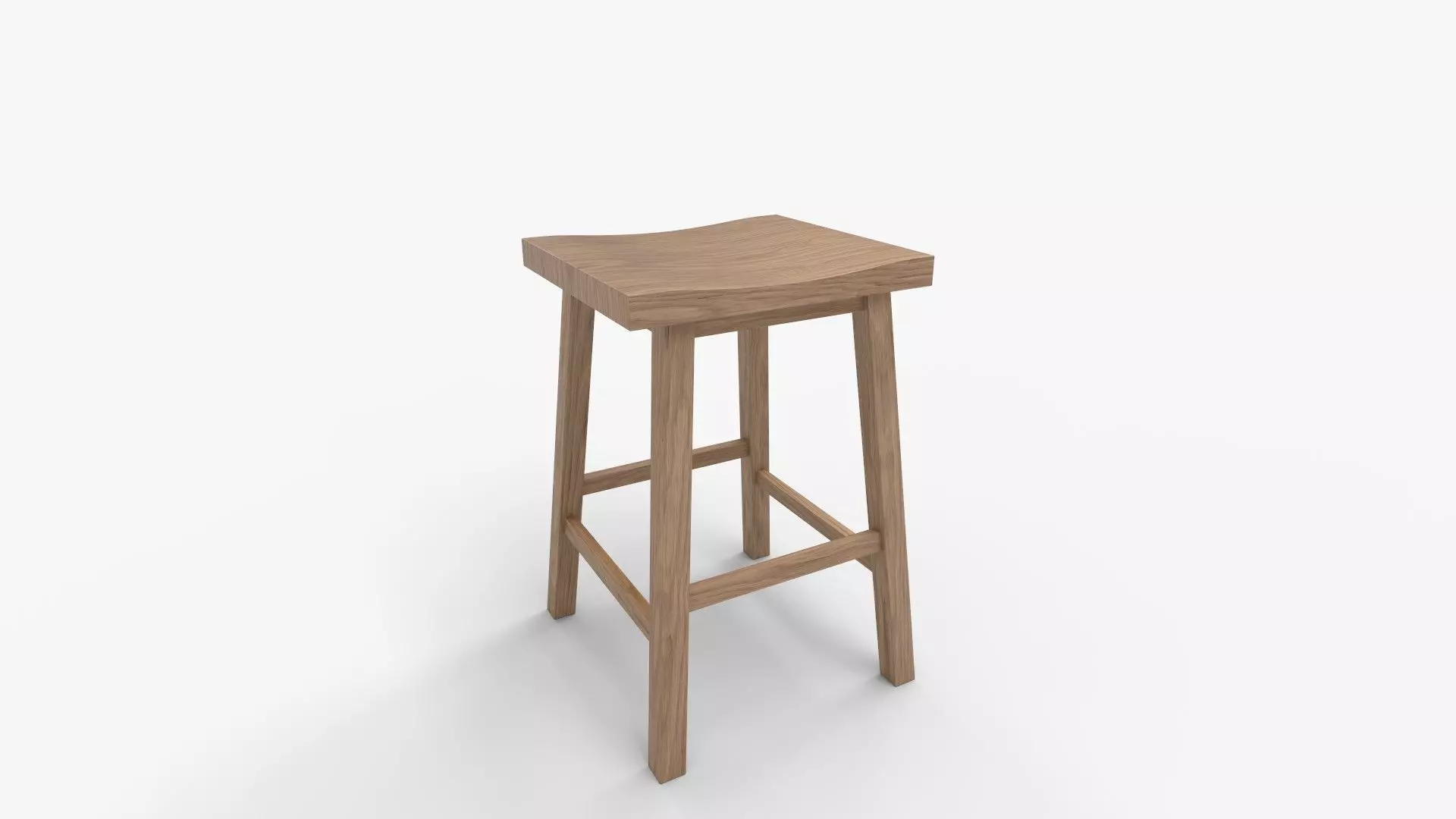 Tibetan Counter Stool Seadrift Set 3D model_0