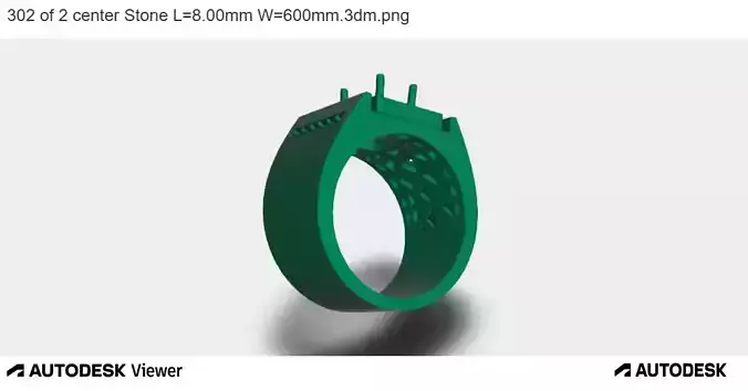 Squared Frame - Oval Center Stone