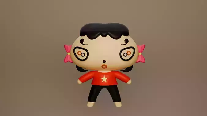 cute cartoon character