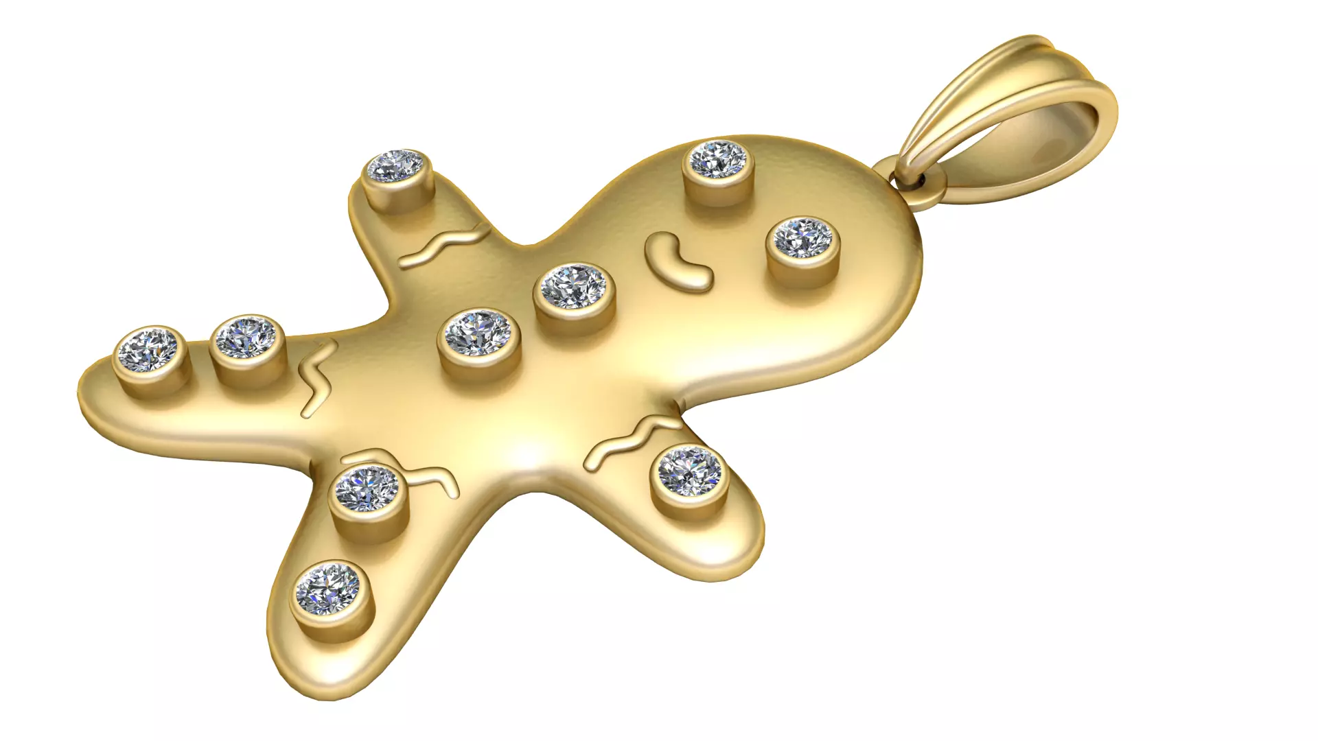 stylish pendant 3d prientable model 3D print model_0