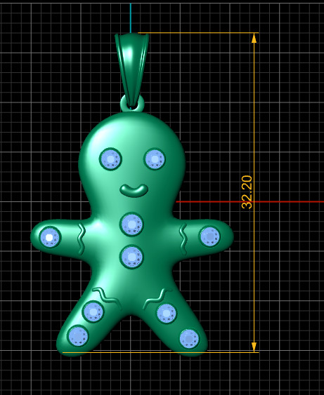 stylish pendant 3d prientable model 3D print model_4