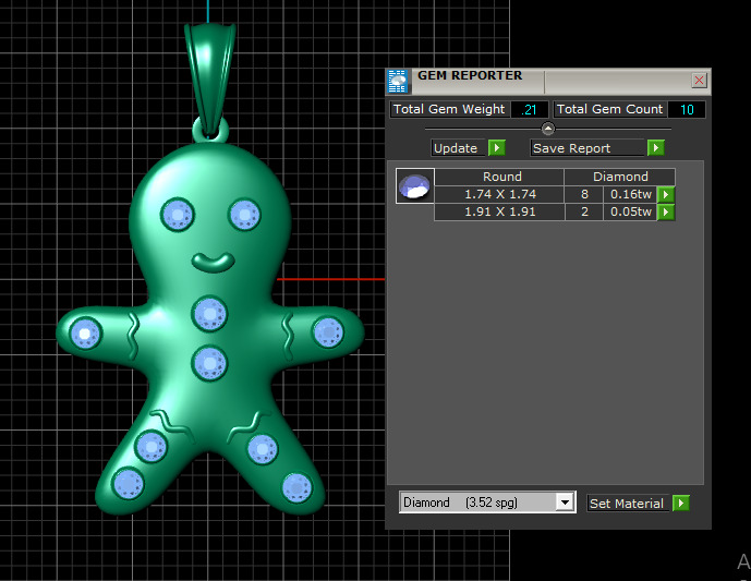 stylish pendant 3d prientable model 3D print model_6