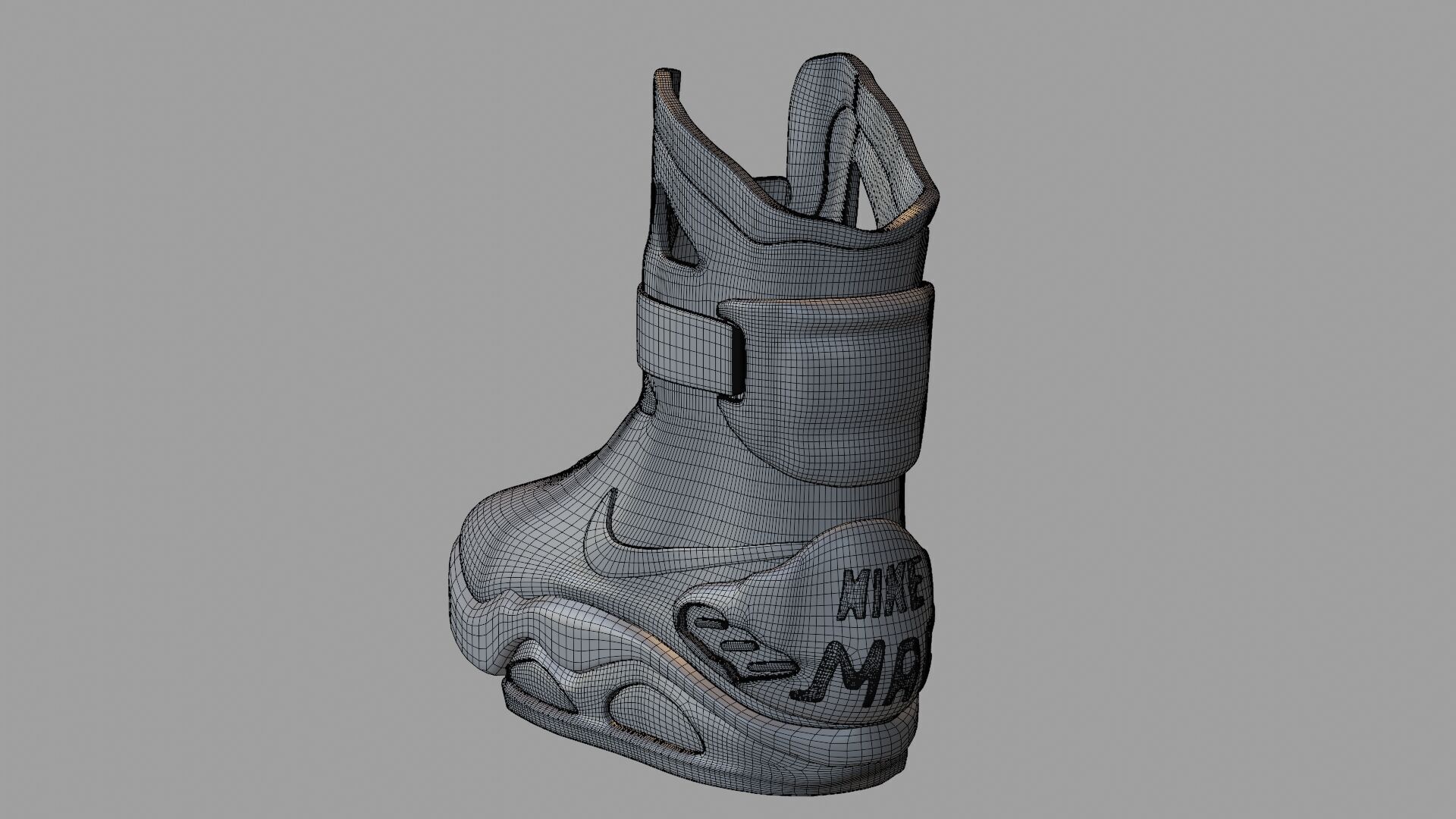 Nike air mag - red edition 3D model_20