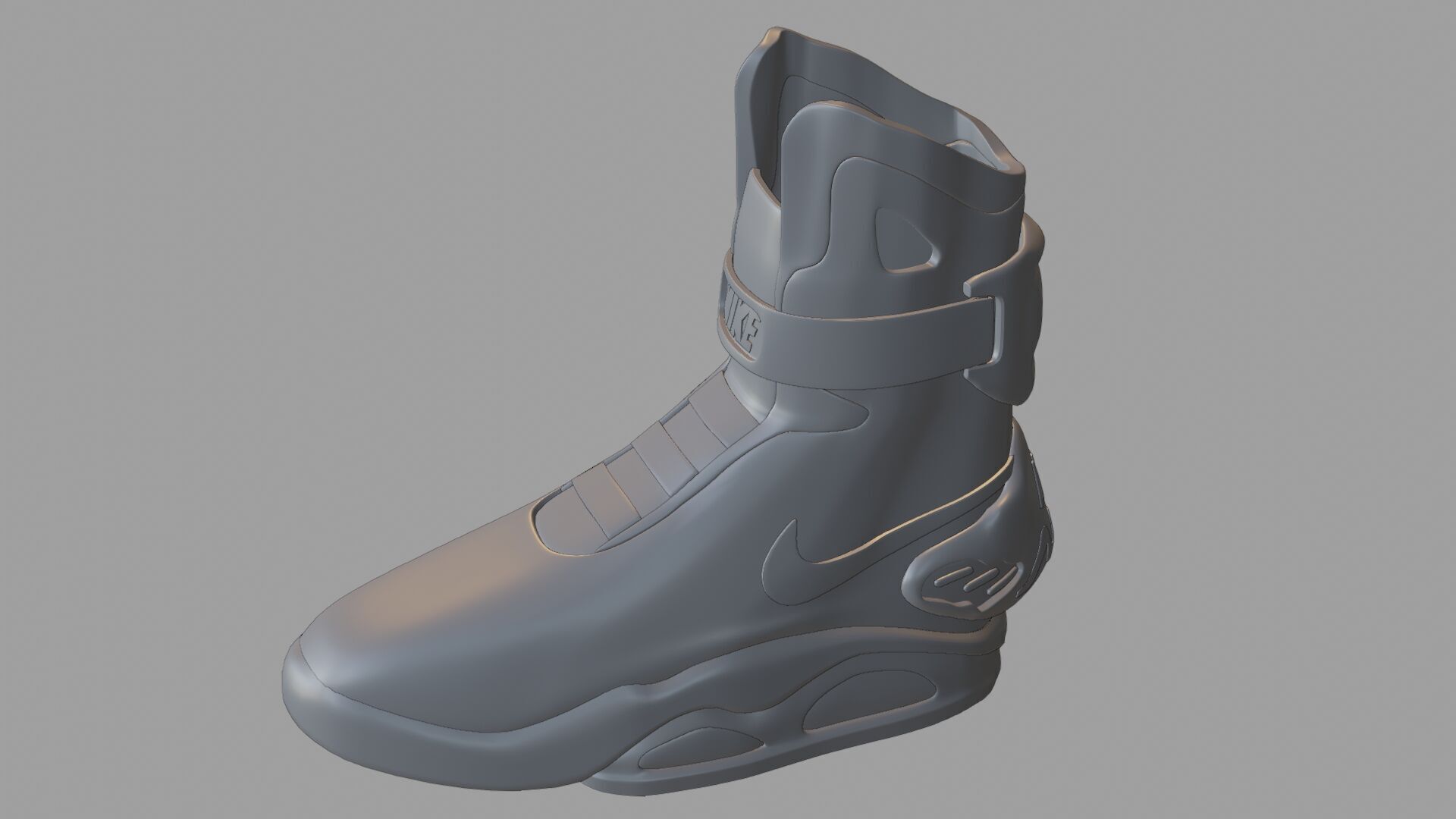 Nike air mag - red edition 3D model_8