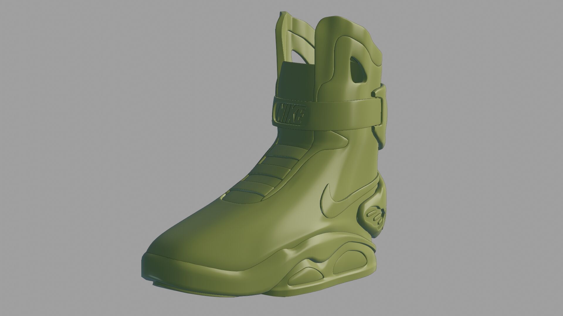 Nike air mag - red edition 3D model_9