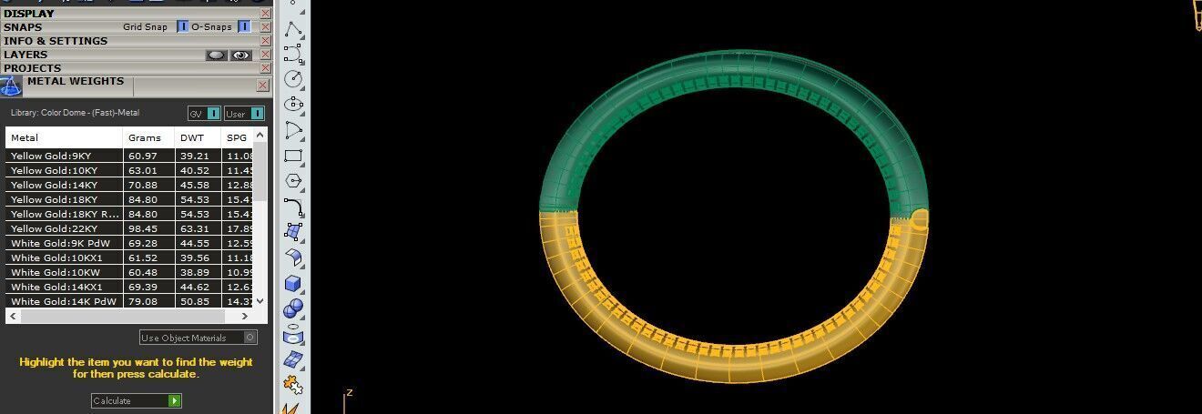 Bold Luxury Bracelet with Side Lock Mechanism   3D print model_19