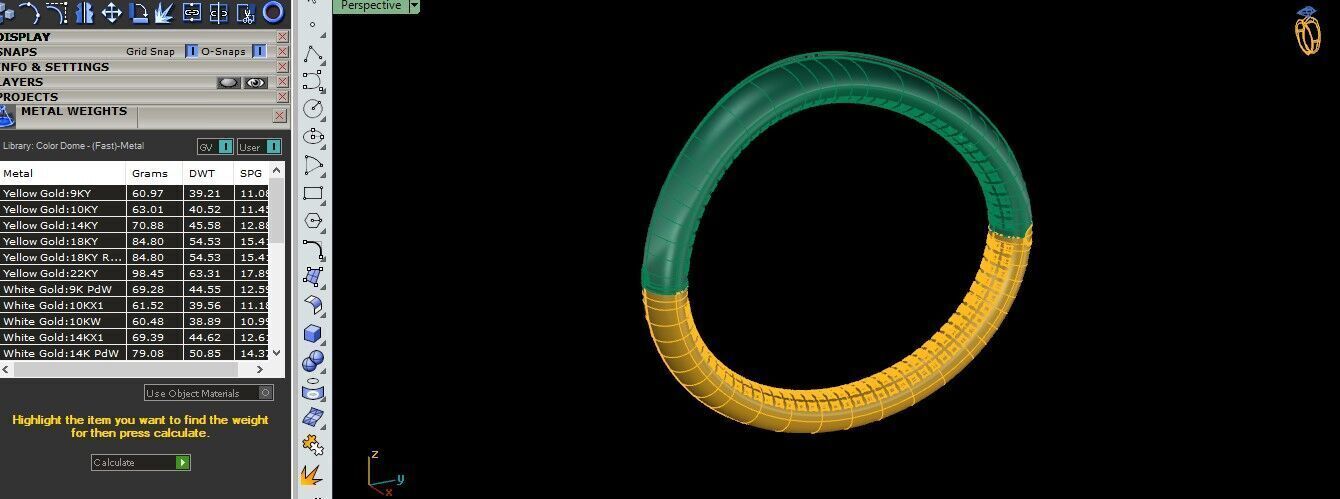 Bold Luxury Bracelet with Side Lock Mechanism   3D print model_10