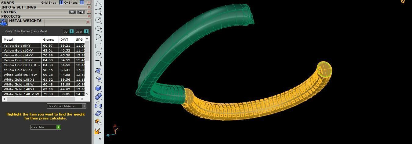 Bold Luxury Bracelet with Side Lock Mechanism   3D print model_16