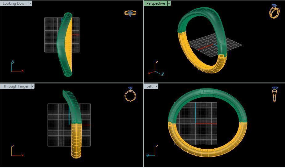 Bold Luxury Bracelet with Side Lock Mechanism   3D print model_7