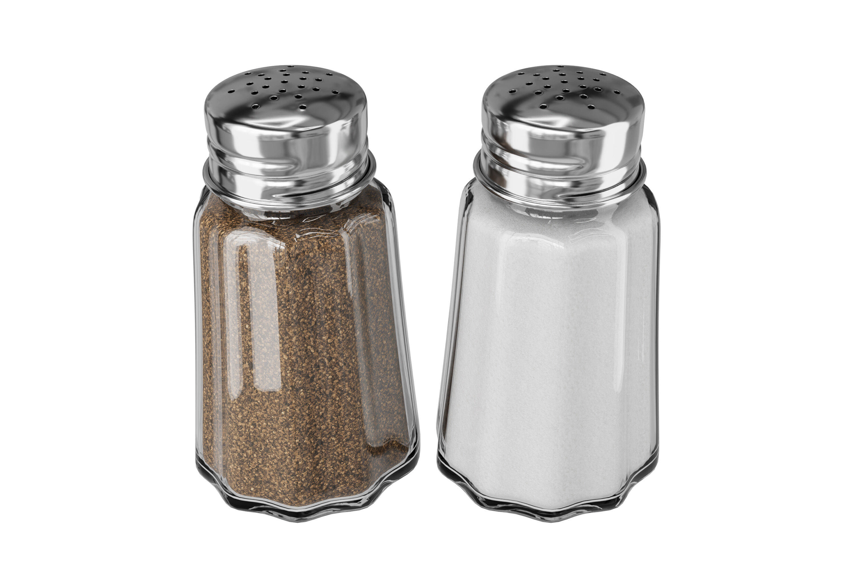 Salt and Pepper Shaker 3D model_2
