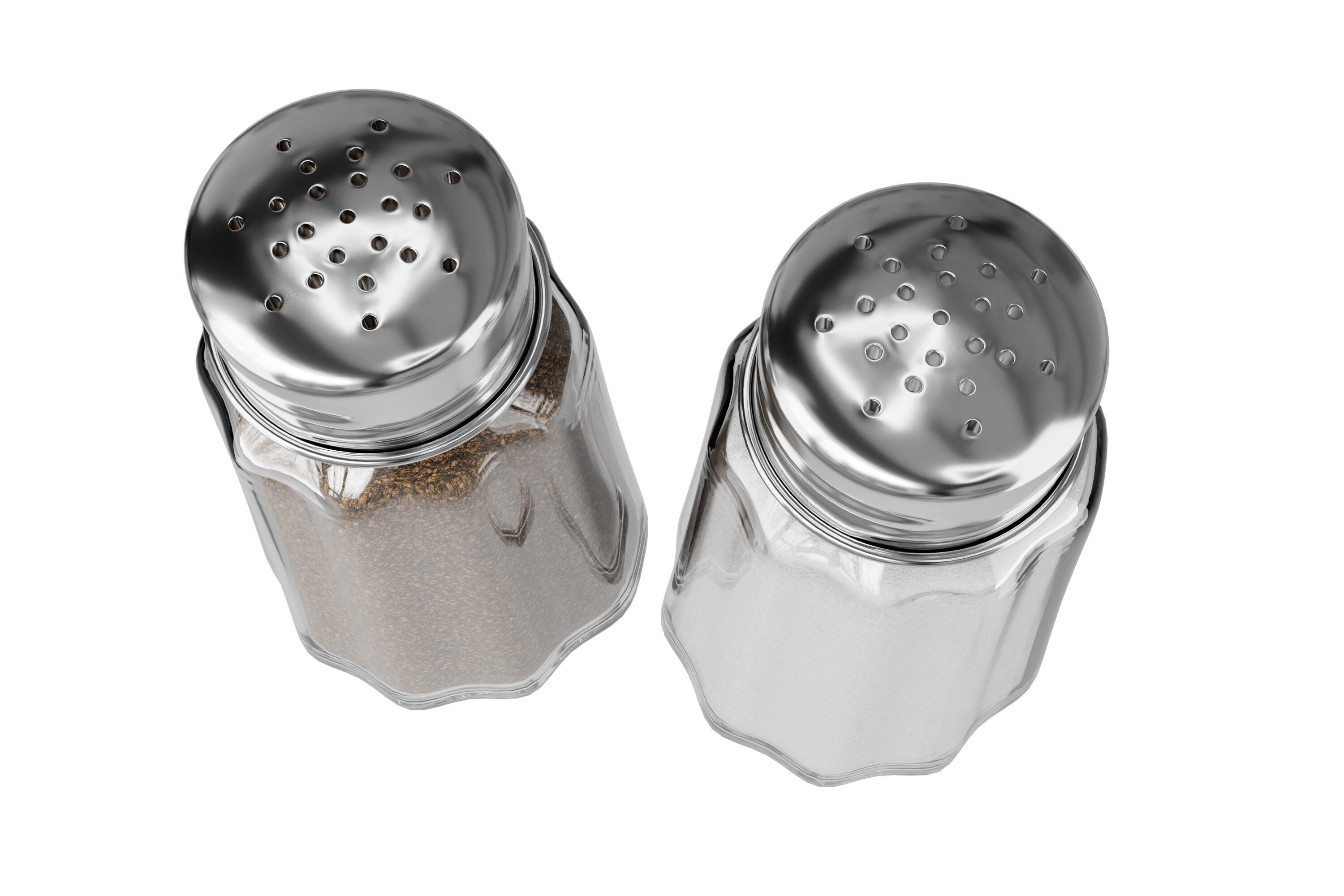 Salt and Pepper Shaker 3D model_3