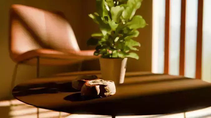 high quality room scene 3D model 4