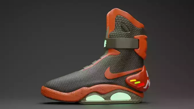 Nike air mag - Olive Edition 3D model