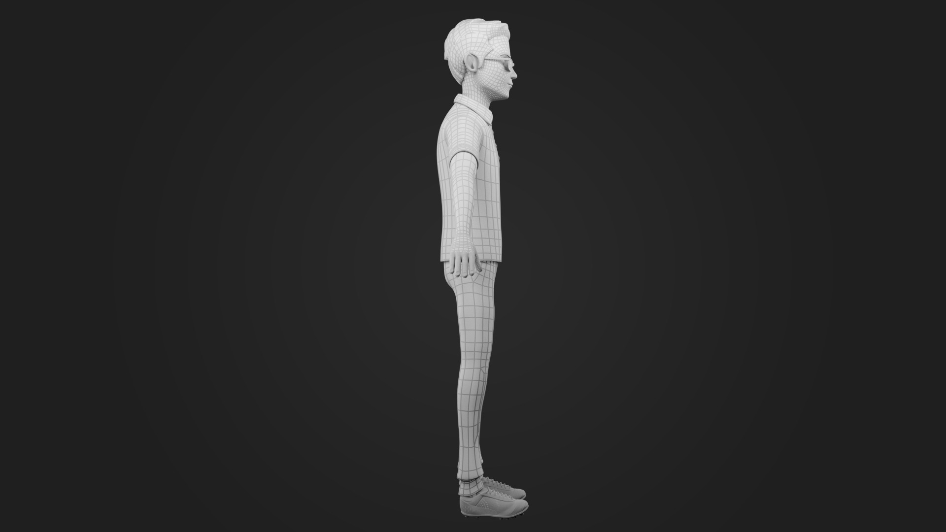 Stylized Young Male Character Rigged Game Ready PBR Textured Low-poly 3D model_24