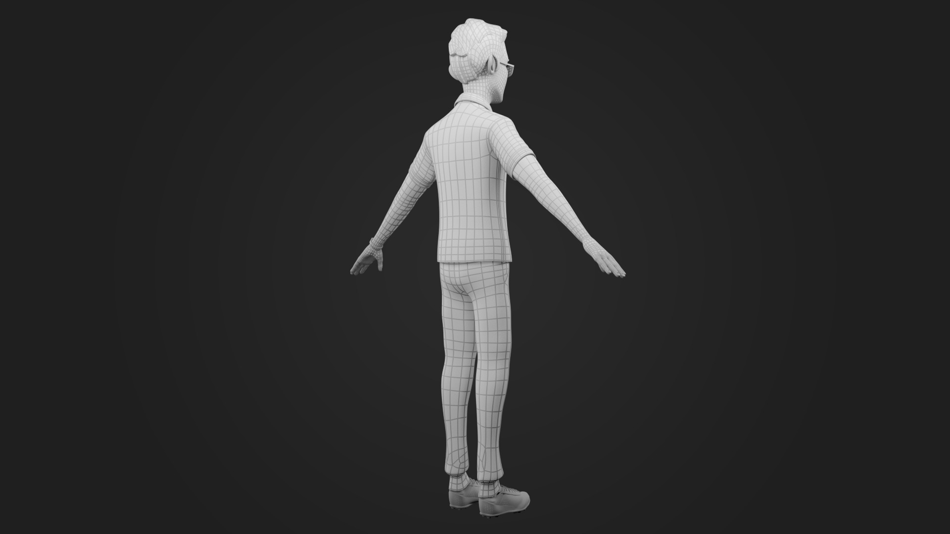 Stylized Young Male Character Rigged Game Ready PBR Textured Low-poly 3D model_20
