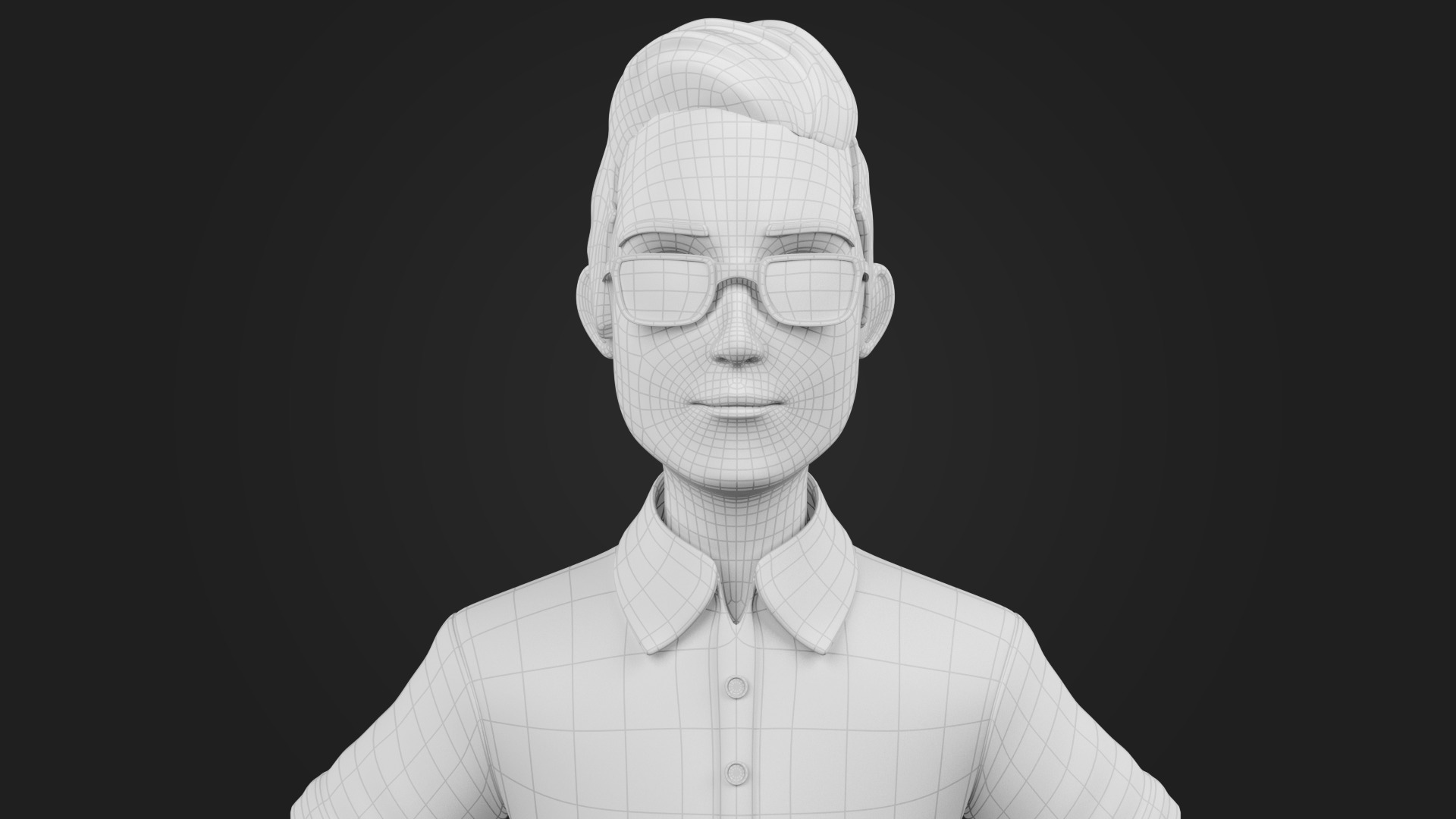 Stylized Young Male Character Rigged Game Ready PBR Textured Low-poly 3D model_21