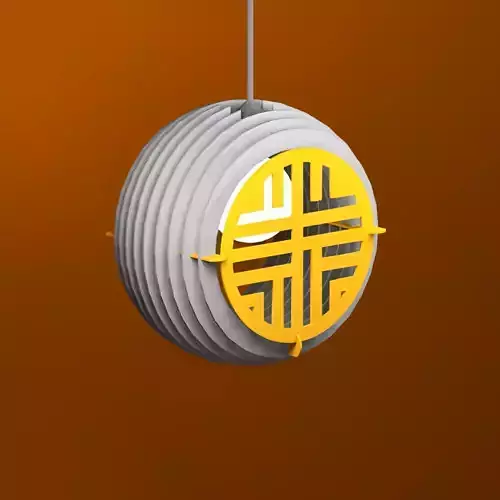 wood lamp 3mm 3D print model