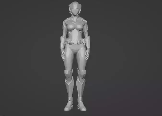 Advanced Female Ranger 84 - Sci-Fi Warrior Heroine  