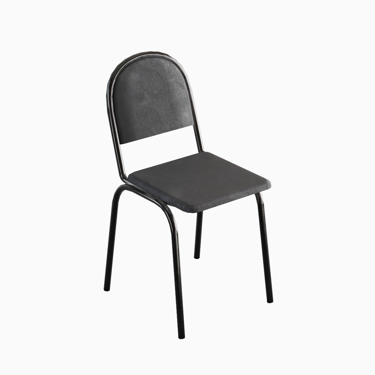 Office Chair 02 Low-poly 3D model_5