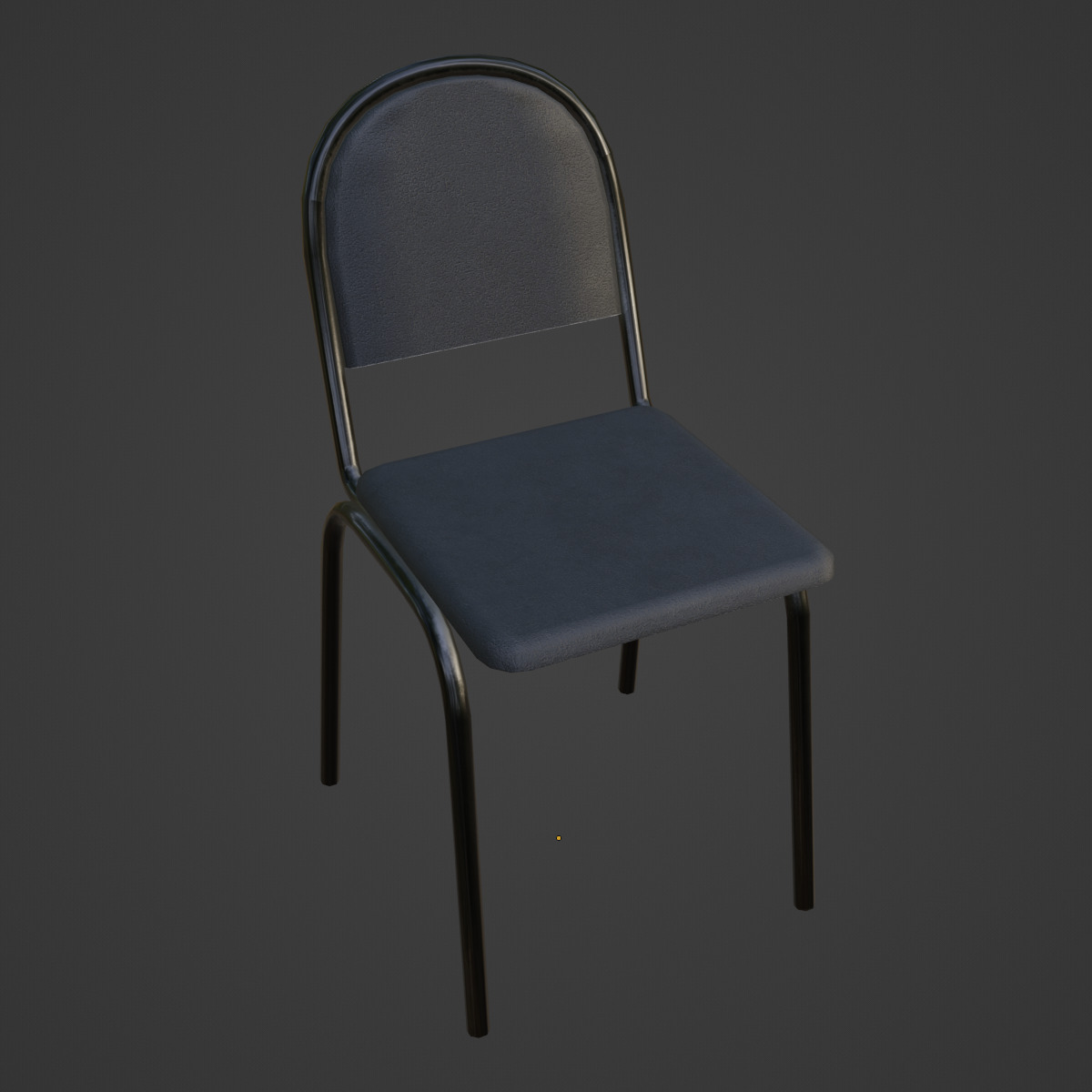 Office Chair 02 Low-poly 3D model_6